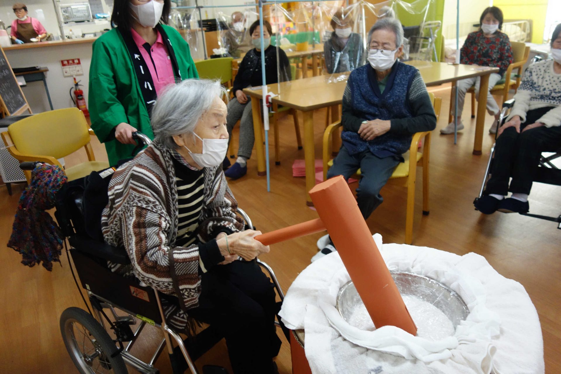 西一之江　新年餅つき大会